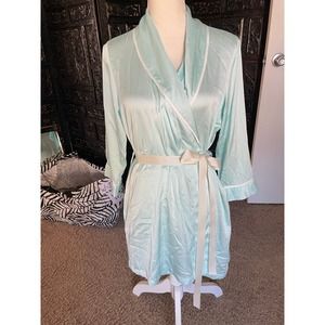 Kate Spade New York Womens Happily Ever After Robe Size XS/S ice mint color